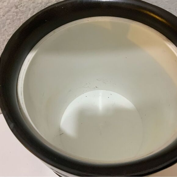 Vintage Kraftware Gucci Style Equestrian Faux Leather Buckle Ice Bucket Barware - Picture 5 of 9